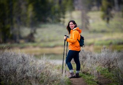 hiking in Wyoming
